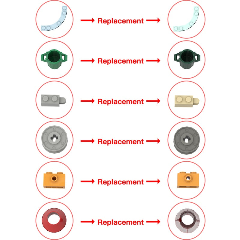 (Gobricks version) 1996PCS MOC-180677 Red Rocket Modular Gas Station from Fallout