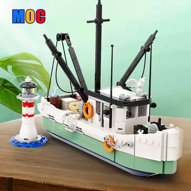 (Gobricks version)	331pcs Wrecked Shrimp Boat