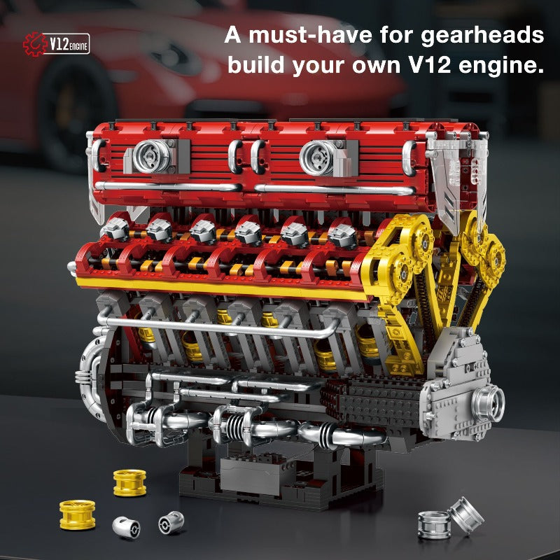 4719pcs Reobrix 33017 Engine V12