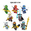 GA107-114 Phantom Series Ninja Minifigures