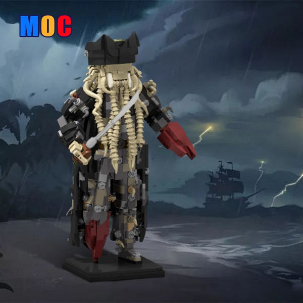 Gobricks version) 985pcs MOC-205220 Davy Jones Figurine – Joy Bricks