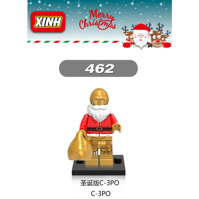 X0140 christmas series santa claus minifigures – Joy Bricks