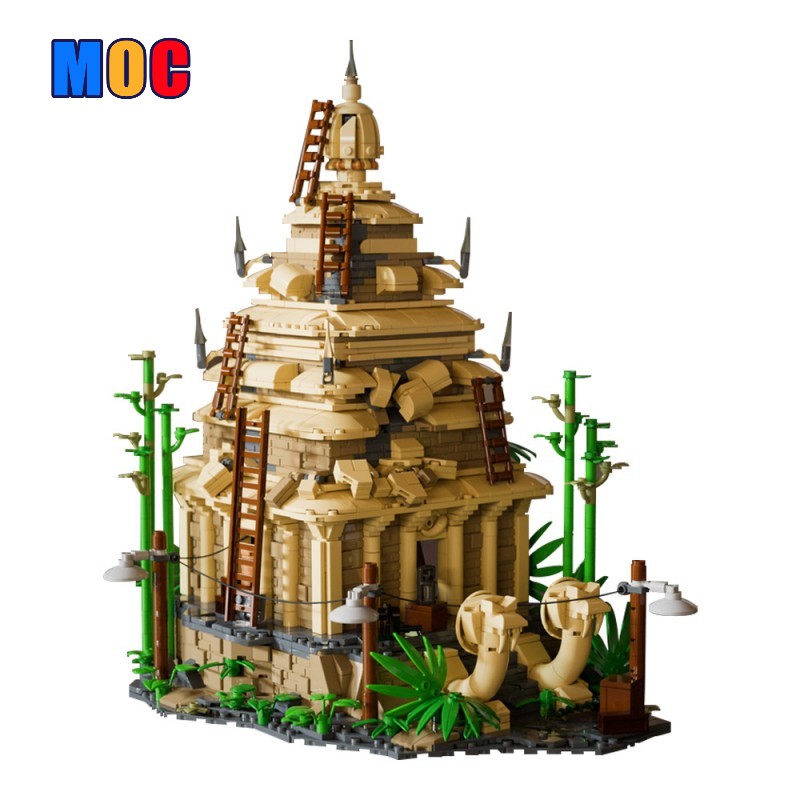(Gobricks version) 1816pcs MOC-209297 The Temple of the Forbidden Eye - Indiana Jones Adventure