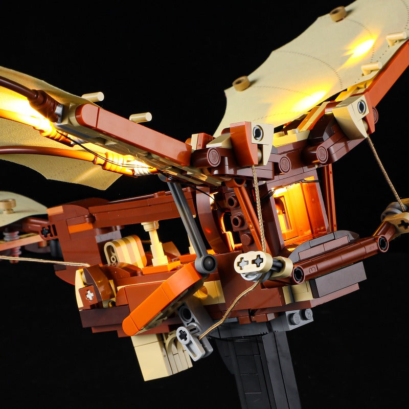 493 pcs Leonardo da Vinci's Flying Machine