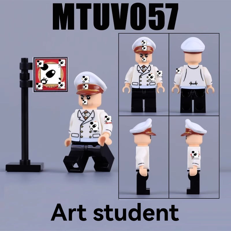 MTUV027-057 World War II military German soldier Minifigures