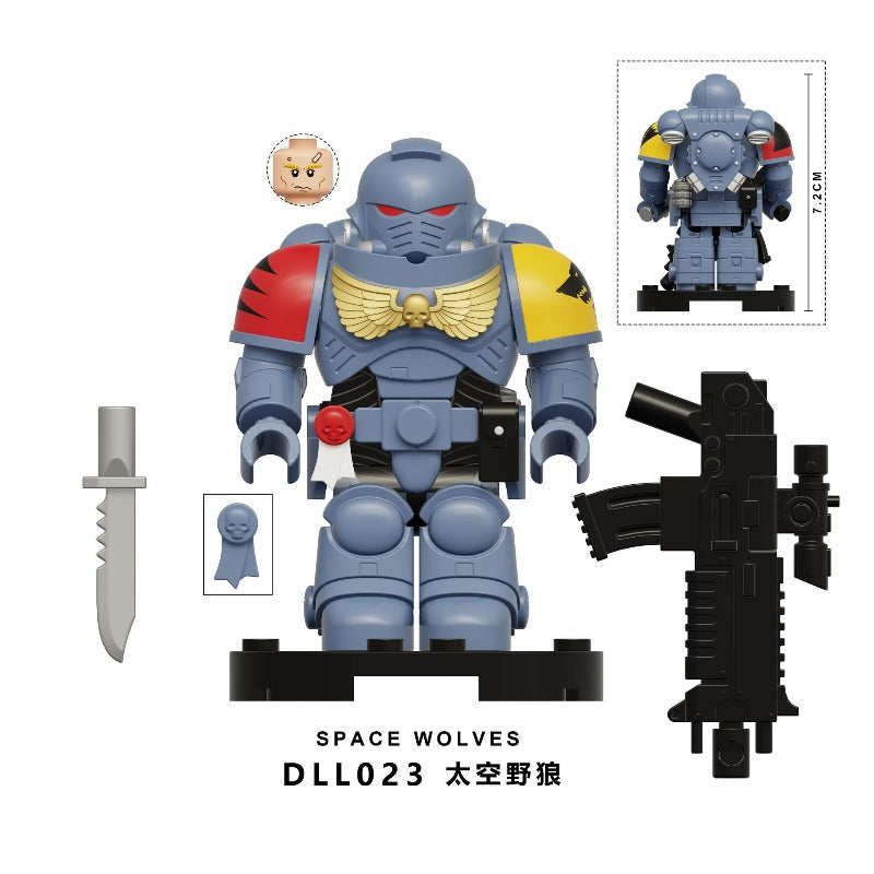 DLL022-027 Warhammer 40K series minifigures – Joy Bricks