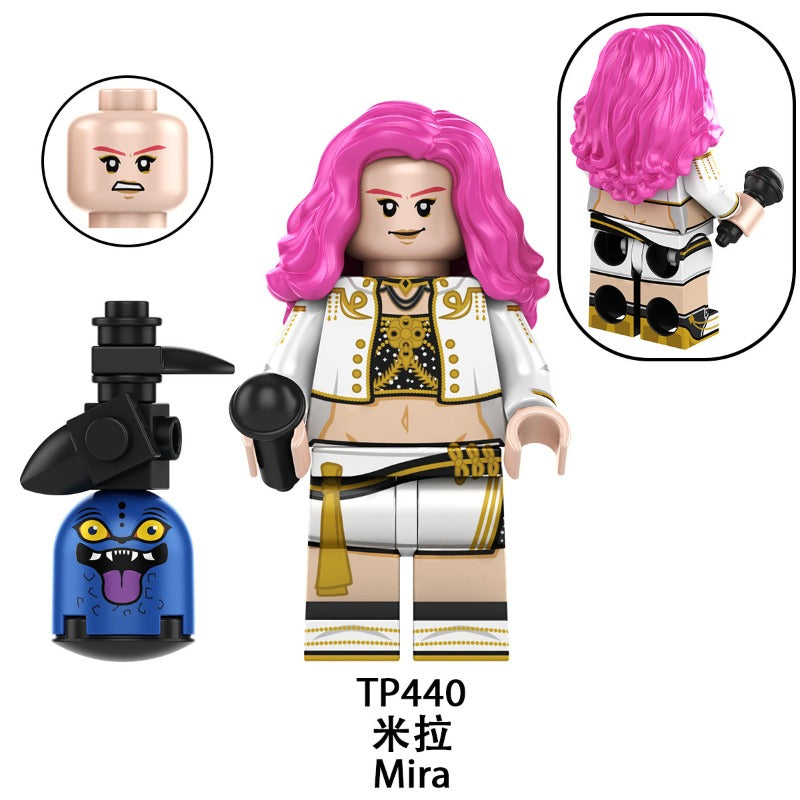 【ロゼ】韓国ドール atomaru ドランドラン リペイント カスタム①② TP1054 KPop Demon Hunters Series Minifigures – Joy Bricks