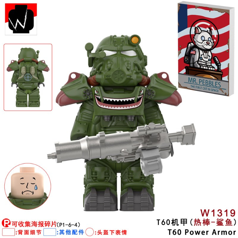W1314-1322 Fallout: Power Armor series Minifigures