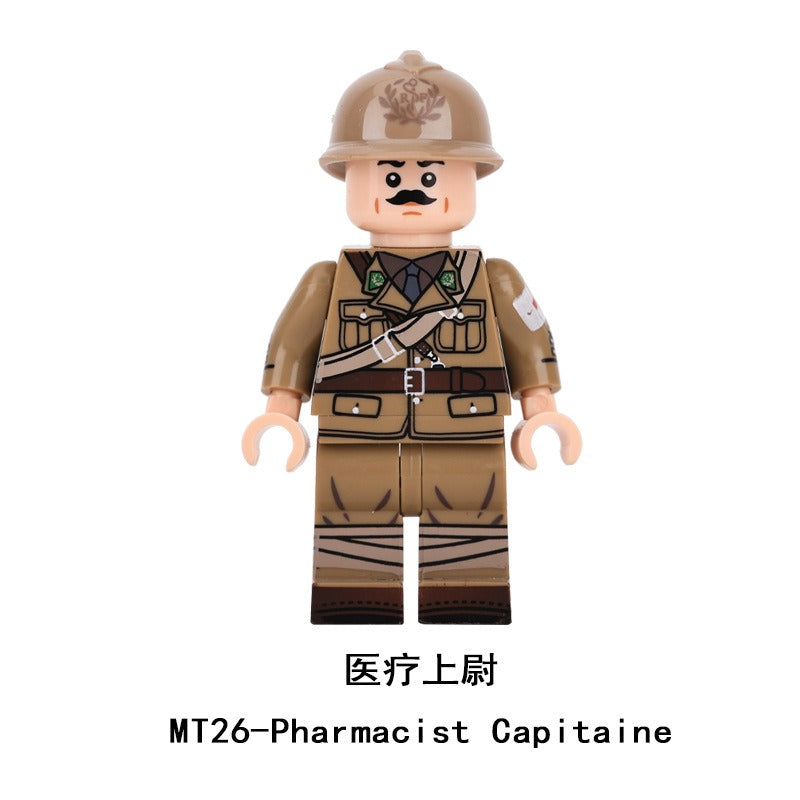 MT24-27 French soldiers in World War II Minifigures