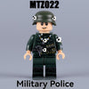 MTZ019-022 World War II military police soldier Minifigures