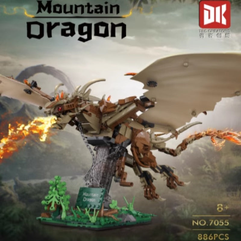 886 pcs DK 7055 Mountain Dragon