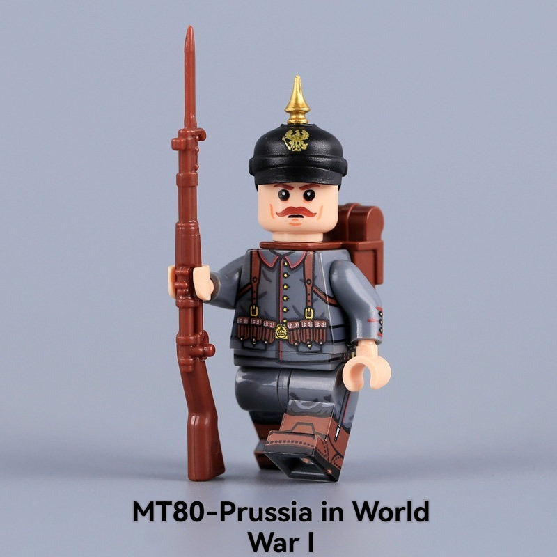 MT78-MT81 World War I German Prussian soldier Minifigures – Joy Bricks