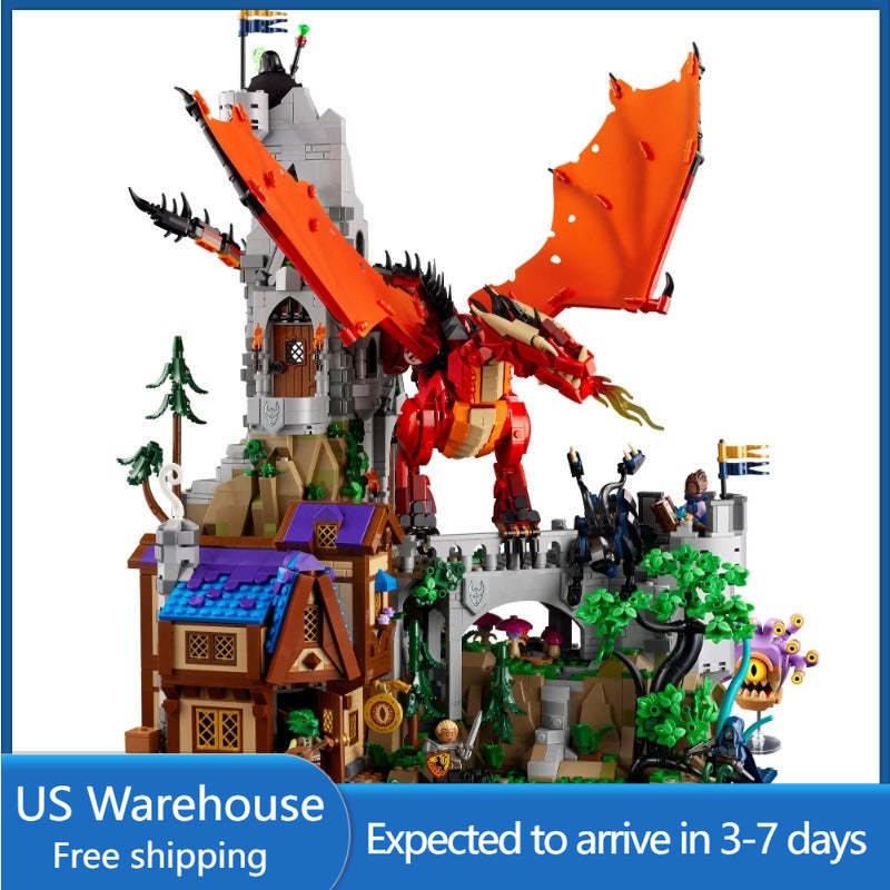 (Ship from US warehouse)3745pcs Dungeons & Dragons: Red Dragon's Tale