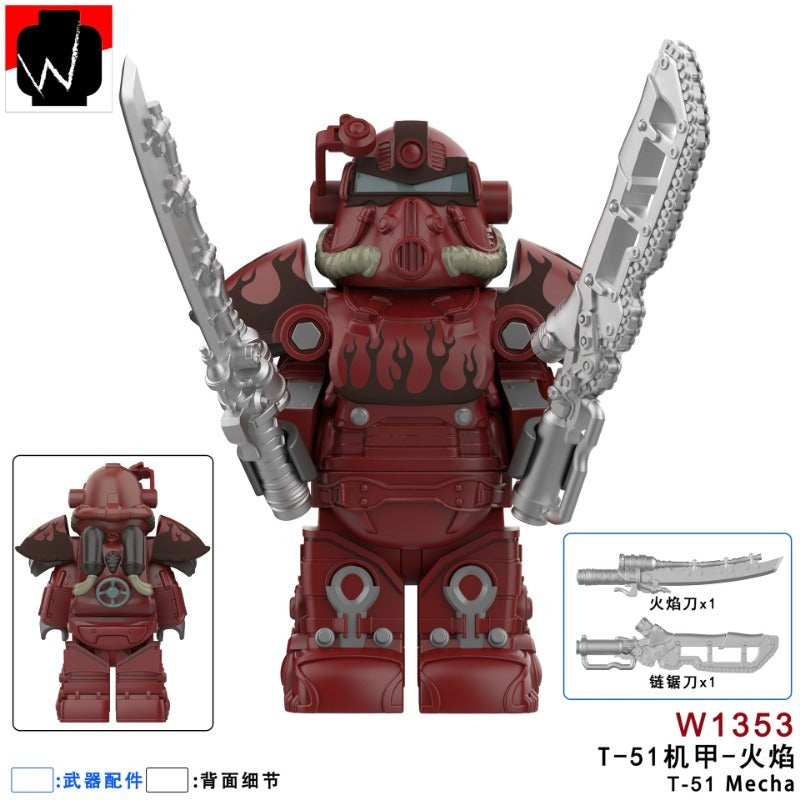 W1352-1359 Fallout: Power Armor series Minifigures – Joy Bricks