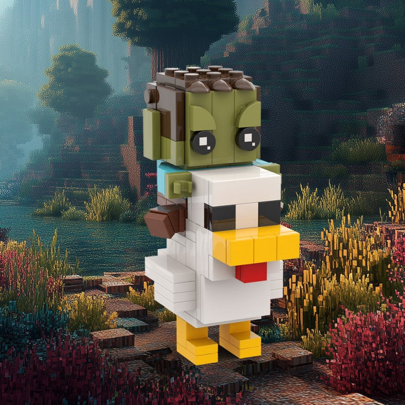 (Gobricks version) 117pcs MOC Chicken Jockey