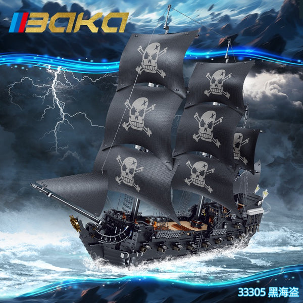 3863 pcs BK 33305 Black Pirate Ship – Joy Bricks