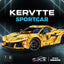 3788pcs GULY 10622 Corvette supercar 1:8