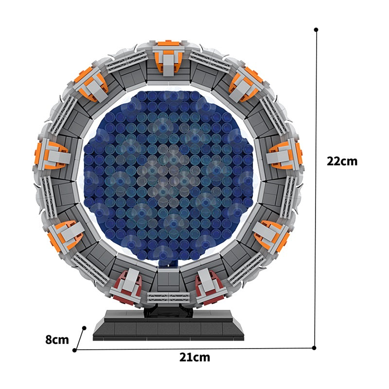 (Gobricks version) 1257PCS MOC-168280 Stargate - Milky Way