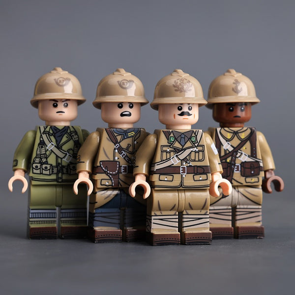MT24-27 French soldiers in World War II Minifigures – Joy Bricks