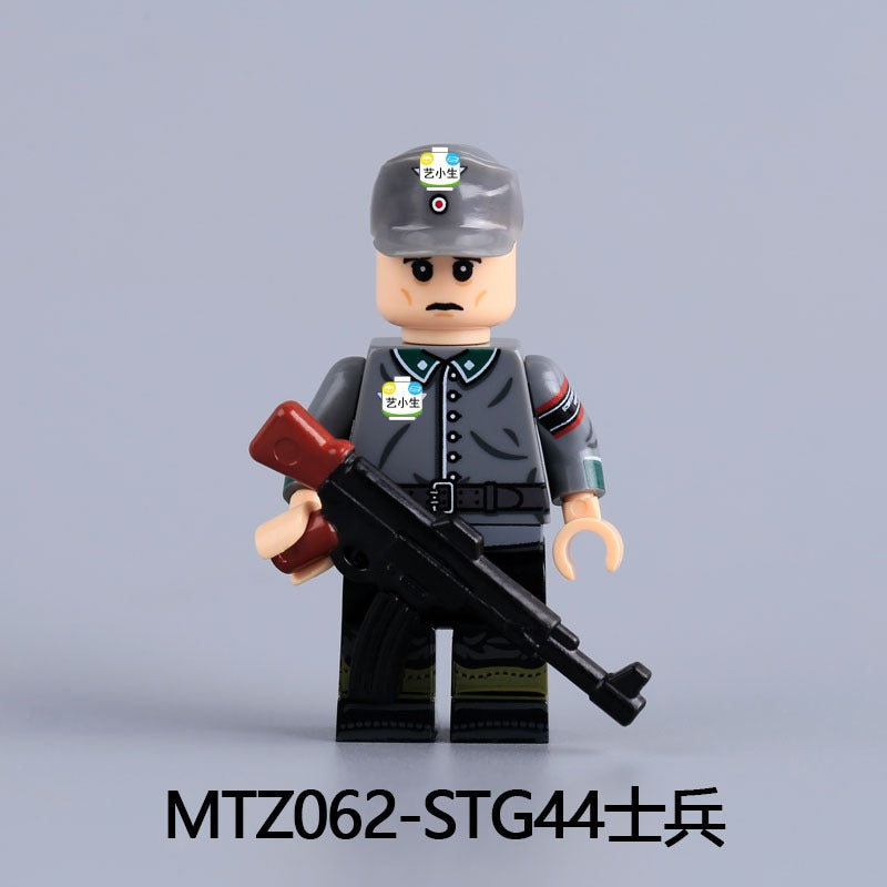MTZ059-MTZ062 German soldier in World War II Minifigures – Joy Bricks
