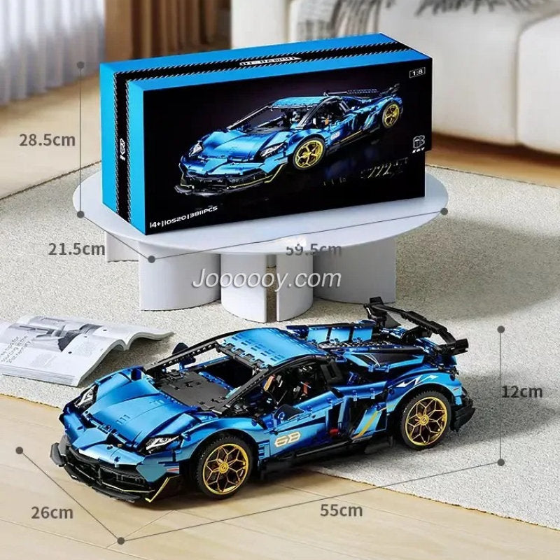 BOO（5点） 3811PCS KBOX 10520 Aventador SVJ 63 Limited Edition – Joy Bricks
