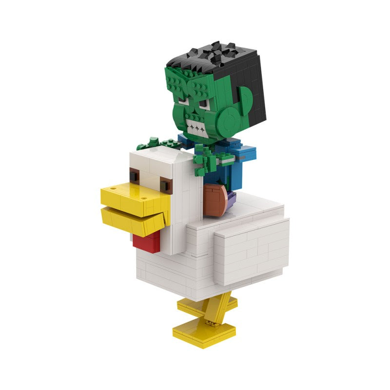 (Gobricks version) 610pcs MOC Large Chicken Jockey