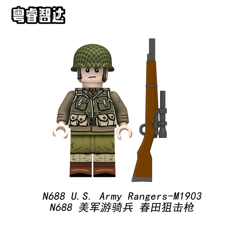 N683-688 World War II U.S. Army Rangers Minifigures – Joy Bricks