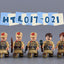 HTL017-021 World War II North Africa series Minifigures