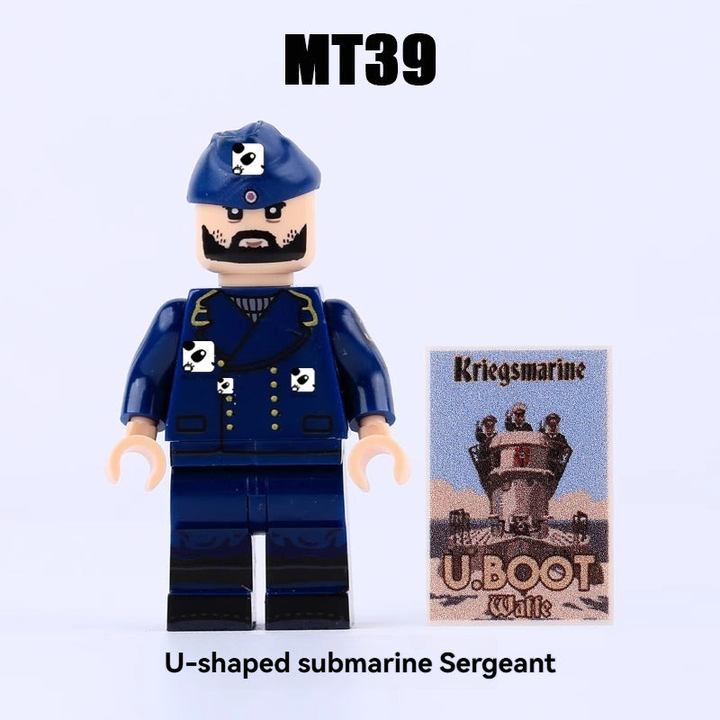 MT36-39 World War II military German, American, British and French