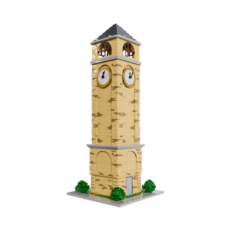 (Gobricks version) 2851pcs MOC-200147 Tilted Towers Clock Tower
