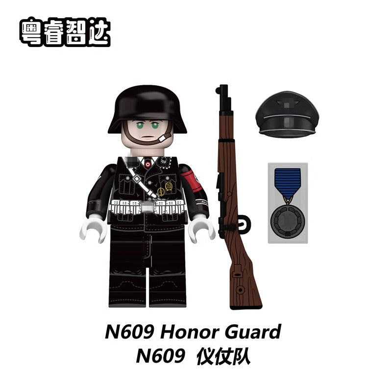 BWドイツ軍/連邦軍＊海軍＊ストラップ＋ＮＡＴＯのＩＤハンガー（実物） N609-612 World War II German Army minifigure – Joy Bricks