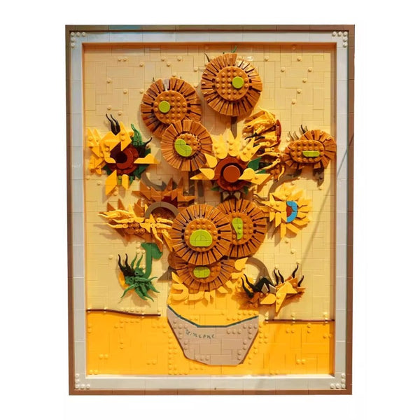 2615 pcs Vincent van Gogh – Sunflowers – Joy Bricks