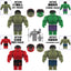 AF344-347 superhero Hulk Minifigures