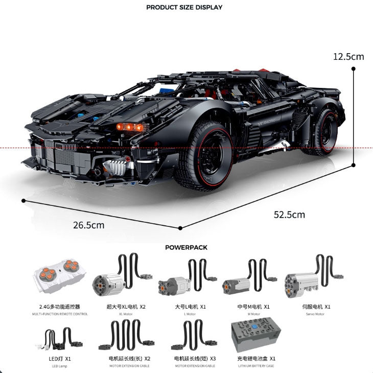 4290pcs GULY 10618 Batman Armored Lamborghini Aventador Car – Joy