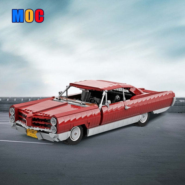 Gobricks version) 1669 pcs MOC-159333 Pontiac Bonneville 1966 Dark