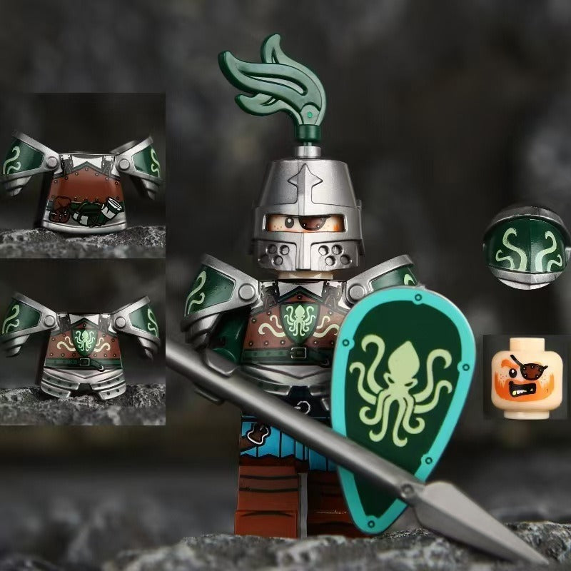 VP111-116 VP21-23 Medieval Lion King Castle Series Black Hawk