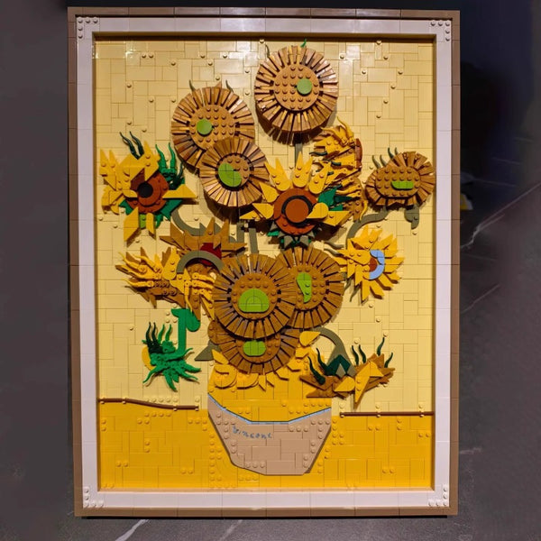 2615 pcs Vincent van Gogh – Sunflowers – Joy Bricks