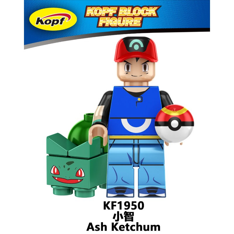KF6189 Pokémon Pikachu Ash Minifigures