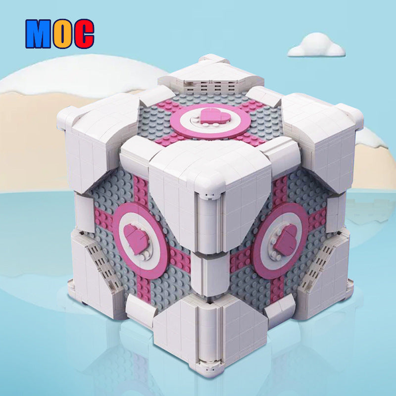 (Gobricks version) 1266pcs MOC-133284 Portal - The Weighted Companion Cube