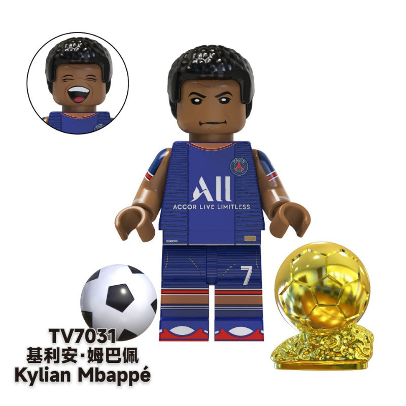 SOCCER STARS、サッカー選手フィギュアセット、未開封 14体 TV6504 Soccer Star Series Minifigures – Joy Bricks