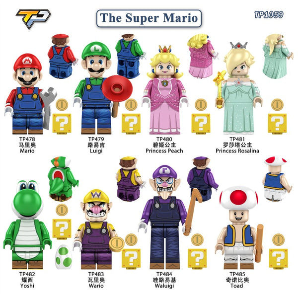 mario様 リクエスト 5点 まとめ商品 TP1059 The Super Mario series Minifigures – Joy Bricks