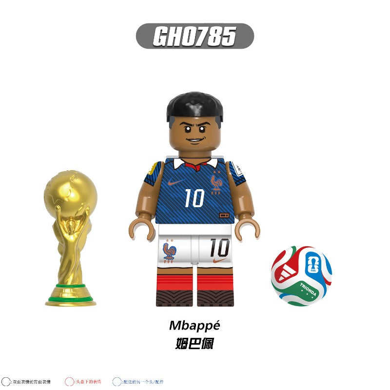 G0200 G0201 Soccer superstar Minifigures – Joy Bricks