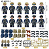 M8019 M8019-1 M8085 M8084 Special Police of Counter-Terrorism Force Minifigures