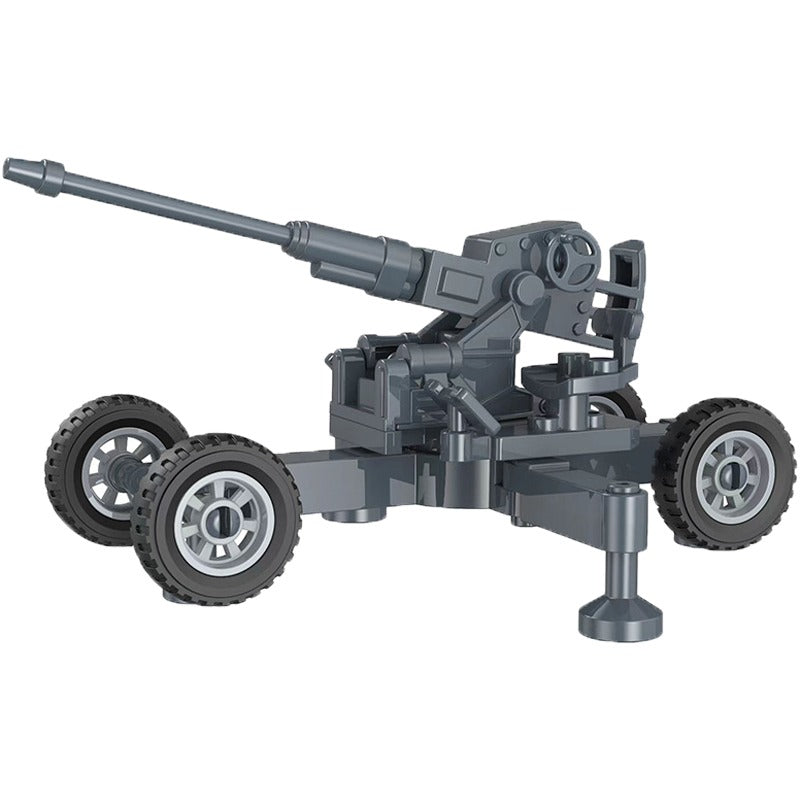 World War II Soldier Military Anti-aircraft Gun Mech Cannon – Joy