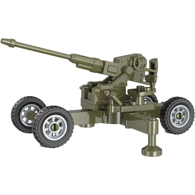 World War II Soldier Military Anti-aircraft Gun Mech Cannon – Joy