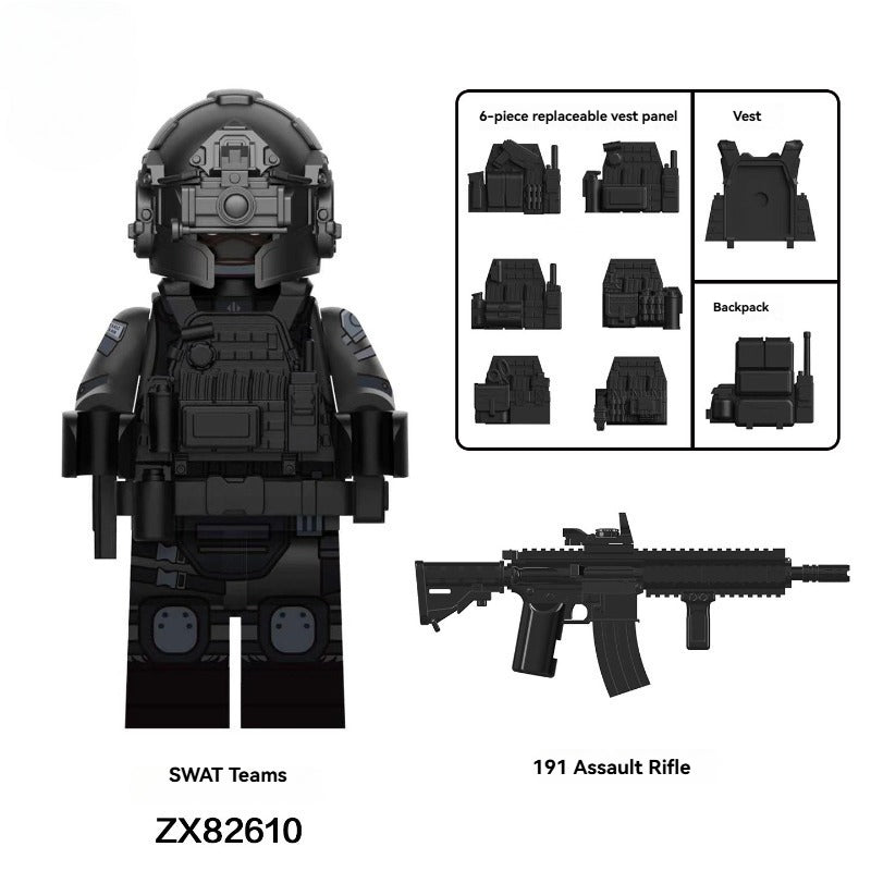 ZX82608-ZX82610 Delta Force series Minifigures – Joy Bricks