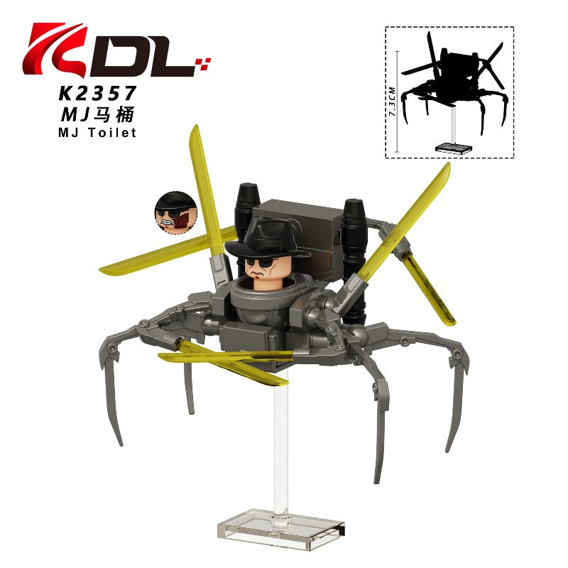 KDL856 Skibidi Toilet series Minifigures – Joy Bricks