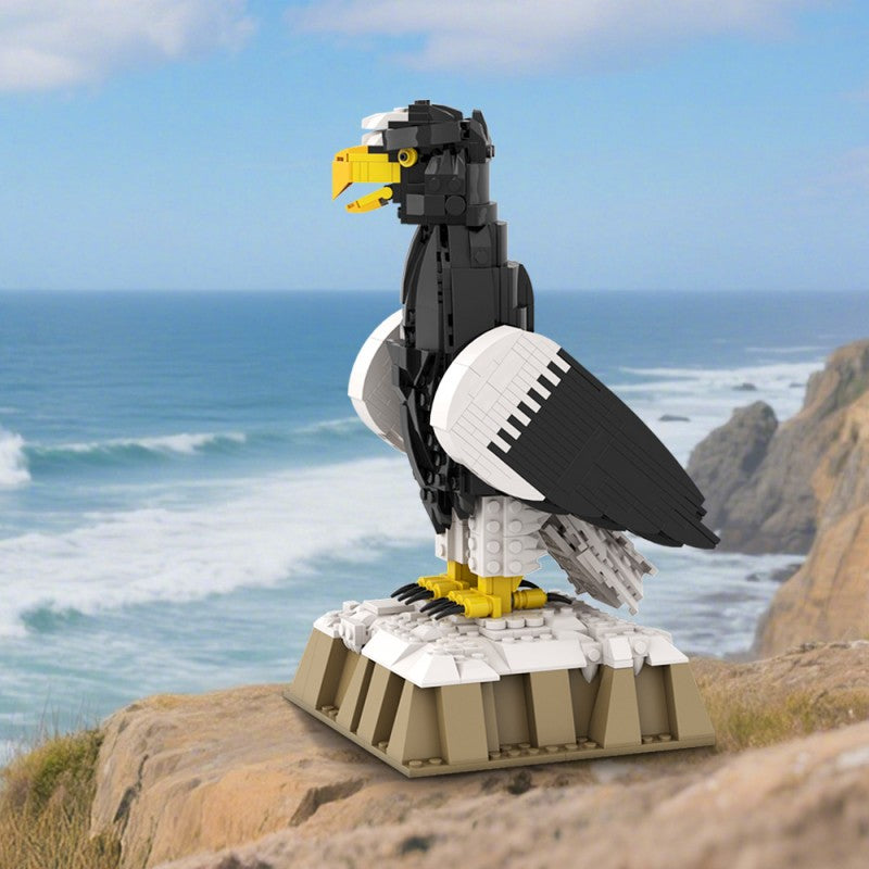(Gobricks version) 781pcs MOC-211400 Steller's Sea Eagle