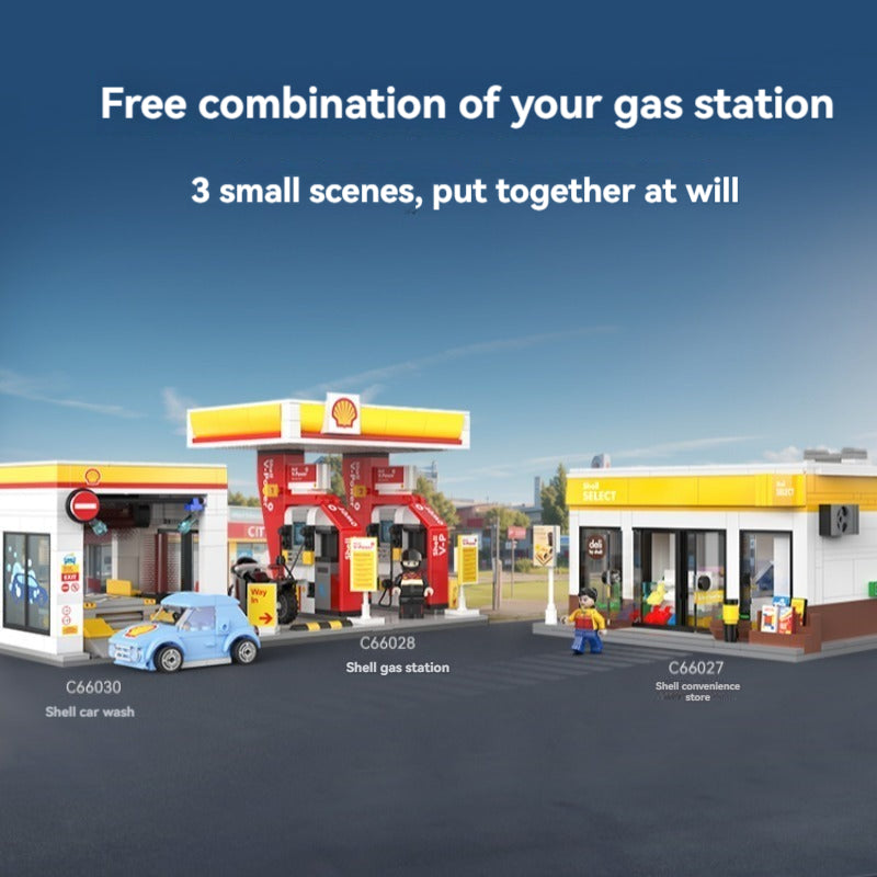 CaDA C66027-66030 Shell Retail Station & Shell select & Shell Car