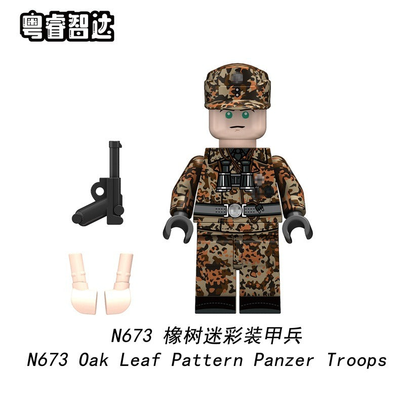 N671-N676 WW2 German Panzer Troops Minifigures – Joy Bricks